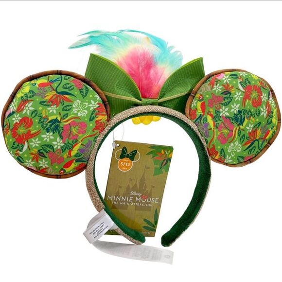 Disney Enchanted Tiki Room Collection Minnie Mouse Main Attraction Headband main image 2